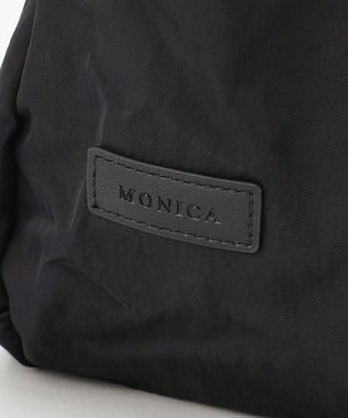 LA BAGAGERIE 【MONICA】サイドギャザー2WAYトートバッグ Mサイズ ブラック