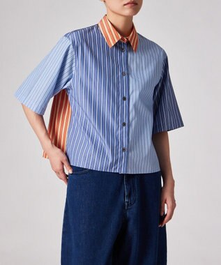 Paul Smith ミックスストライプ 半袖シャツ