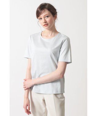 DAKS ロゴ刺繍ベーシックTシャツ