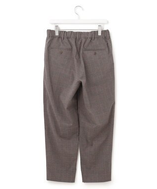 J.PRESS YORK STREET 【UNISEX】チェックテーパードパンツ ブラウン系3