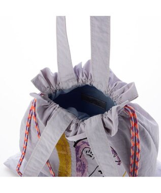 UNBILLION カシュカシュ cachecache / naabコラボ刺繍キャットトート ラベンダー