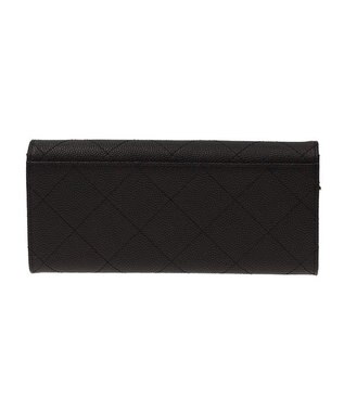 CLATHAS ベール 被せ長財布 ブラック