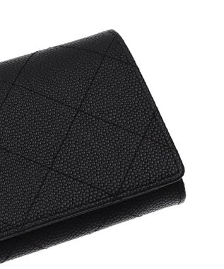 CLATHAS ベール 被せ長財布 ブラック