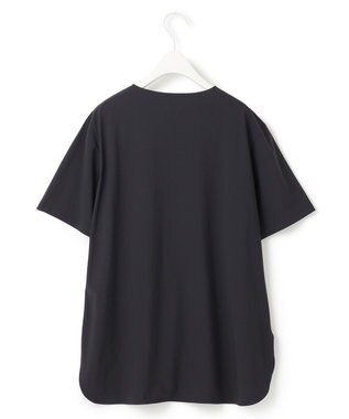 ICB L 【接触冷感・UVカット・速乾・洗える】 マットスキューバ プルオーバー ブラック系