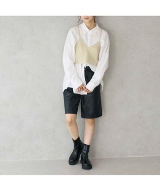 MODE ET JACOMO <carino>【レイン対応】厚底ショートブーツ ブラック