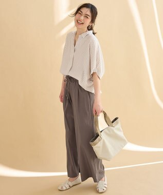 ANY 【WEB限定】オーバルピアス（両耳用） ライトゴールド