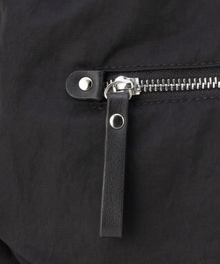 LA BAGAGERIE 【MONICA】サイドギャザー2WAYトートバッグ Mサイズ ブラック