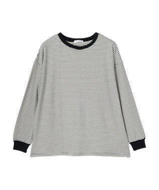 Green Parks マシュマロタッチボーダープルオーバー Off White