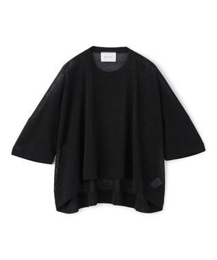 BEIGE， YOOPER / ドライタッチ シアーニット Black