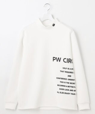PW CIRCULUS 【ストレッチ / 快適 / 一枚でサマになる】【MEN】NEW ロゴモック T ホワイト系