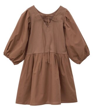 Green Parks ・ＥＬＥＮＣＡＲＥ　ＤＵＥ　２ｗａｙボリュームチュニック Brown