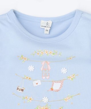 組曲 KIDS 【110-140㎝】 フルーティーブリーズTシャツ ブルー
