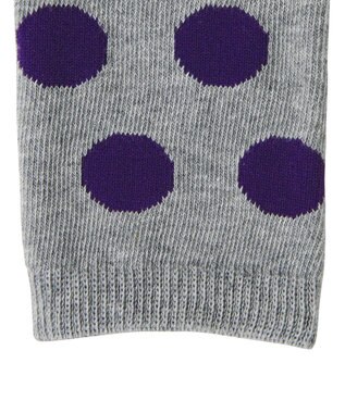 MIKI HOUSE HOT BISCUITS 【80-120cm】 水玉柄 レギンス グレー