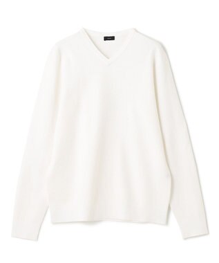 JOSEPH HOMME ライトアムンゼン　Vネックニット ホワイト系