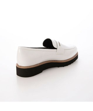 MODE ET JACOMO <carino>【レイン対応】【2WAY】厚底タッセルローファー ホワイト