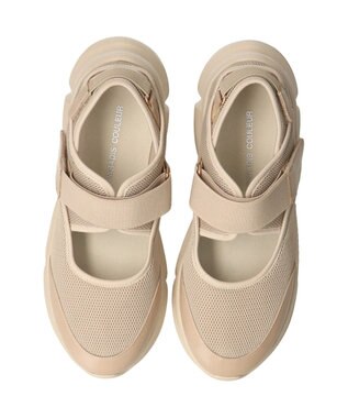 Bridget Birkin 【PARADIS COULEUR】ボリュームソールストラップスニーカー ベージュコンビ