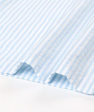 ワコール／睡眠科学 メンズ パジャマ 長袖 長ズボン 綿100%(本体) サッカー素材 YGX345 睡眠科学／ワコール サックス