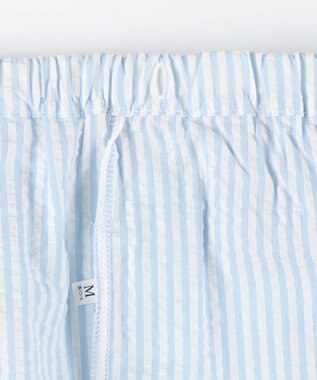 ワコール／睡眠科学 メンズ パジャマ 長袖 長ズボン 綿100%(本体) サッカー素材 YGX345 睡眠科学／ワコール サックス