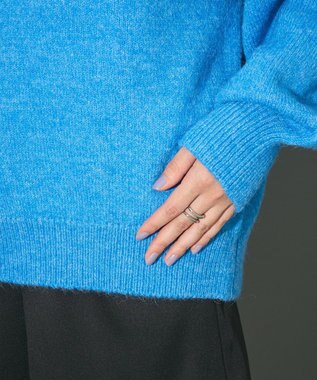 Green Parks ボウタイリボン付きニット Light Pink