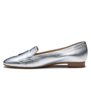 REGAL FOOT COMMUNITY 【リーガルレディース】F56R ダブルモンクフラットシューズ フラットシューズ シルバー