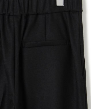 23区 ウールミルドジャージー セミワイド パンツ ブラック系