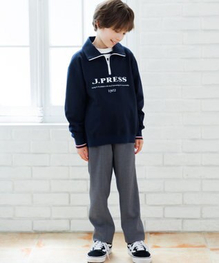 J.PRESS KIDS 【100-130cm】ボーダーミックス カットソー ネイビー系1