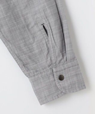 JOSEPH ABBOUD 【人気！1枚で2通りの着こなし】定番 リバーシブルシャツ ライトグレー系