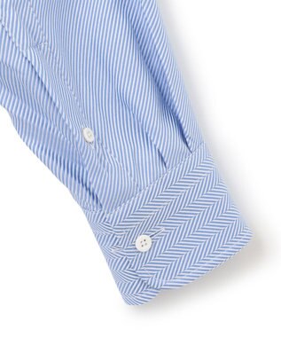 JOSEPH HOMME ツイルヘリンボンクレイジー　イタリアンカラー サックスブルー系1