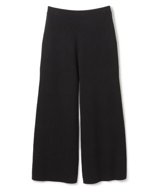 uncrave ハイゲージニット フレアパンツ ブラック