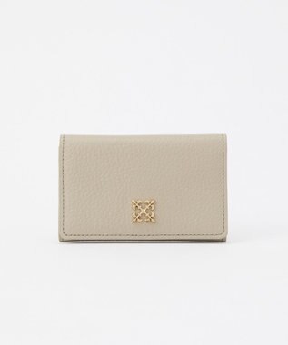 russet モノグラムプレートカードケース(SO-417) GrayBeige