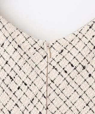 ANY SIS 【美人百花掲載】シックツイーディ ワンピース アイボリー