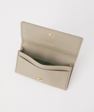 russet モノグラムプレートカードケース(SO-417) GrayBeige