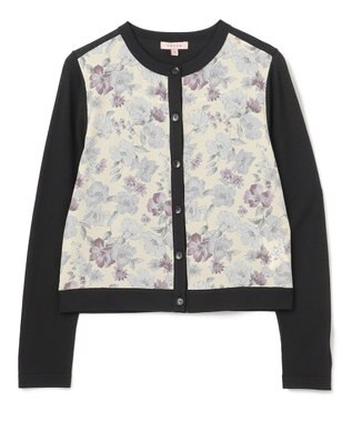TOCCA 【大人百花掲載】BOTANICAL GARDEN PARTY KNIT CARDIGAN カーディガン ブラック系