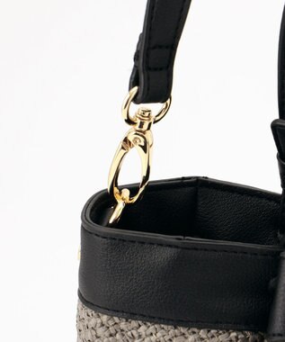 LA BAGAGERIE かごバッグ風2WAYトート グレージュ