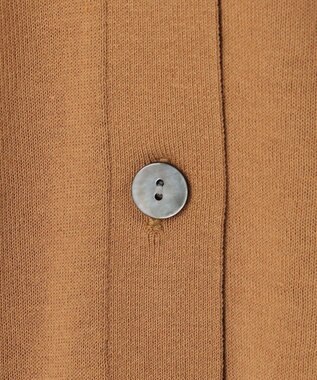 UNFILO L UVモイスト 2WAYカーディガン キャメル