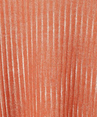 Green Parks ラメシアーリブニットプルオーバー Orange