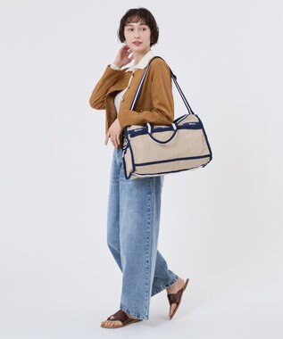 LeSportsac DELUXE MED WEEKENDER/スペクテイターボーン/ネイビー スペクテイターボーン/ネイビー