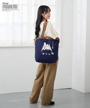 ROOTOTE 8509【ルートート】スヌーピー IP.トール.マエカケ.ピーナッツ-1F 01：トップ