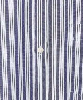 ANY L ＡＮＹオーバーサイズシャツ ブルーストライプ