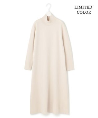ICB ウールブレンドスムース ハイネックワンピース トープ系［WEB限定］