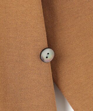 UNFILO L UVモイスト 2WAYカーディガン キャメル