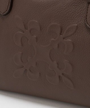 russet 《composition》レザー2WAYミニボストンバッグ(CE-1684) D.Brown