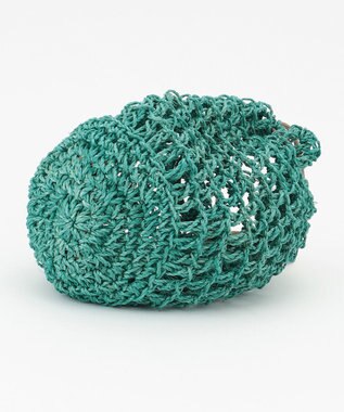 ONWARD CROSSET SELECT 【BAGMATI】アバカ巾着ショルダーバッグ GREEN