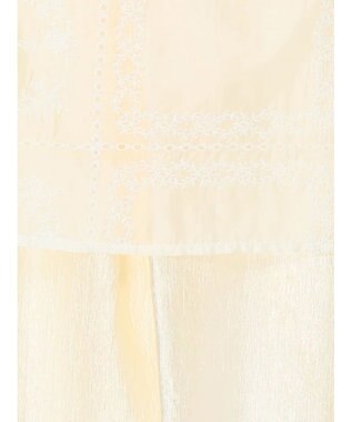 Te chichi チーフ刺繍ラップスカート付きパンツ オフホワイト