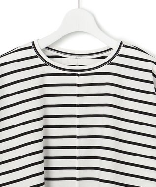 J.PRESS YORK STREET 【WOMEN】ボーダープルオーバー ホワイト系1