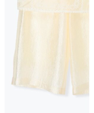 Te chichi チーフ刺繍ラップスカート付きパンツ オフホワイト