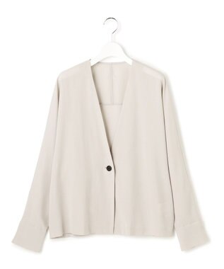 ICB 【先行予約】 ハイツイストドライメッシュ ノーカラージャケット トープ