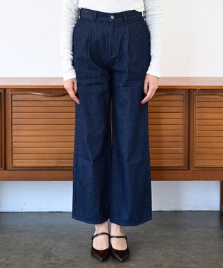 woadblue ＜坪田あさみさんコラボ＞EMMA エマ デニムパンツ RIGIDBLUE