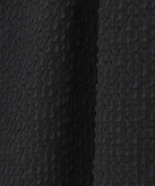 #Newans 【優木まおみさんコラボ】スクエアネックパフスリーブワンピース ブラック系