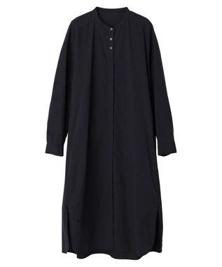 AMERICAN HOLIC バンドカラーシャツワンピース Navy